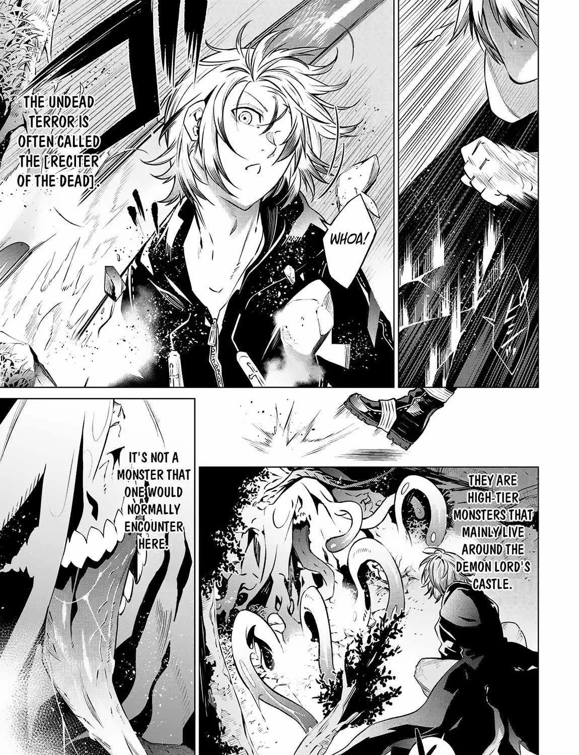 SSS RANK DUNGEON DE KNIFE ICHIHON TEWATASARE TSUIHOU SARETA HAKUMA DOUSHI: YGGDRASIL NO NOROI NIYORI JAKUTEN DEARU MARYOKU FUSOKU O KOKUFUKUSHI SEKAI SAIKYOU E TO ITARU Chapter 8 page 13 - 