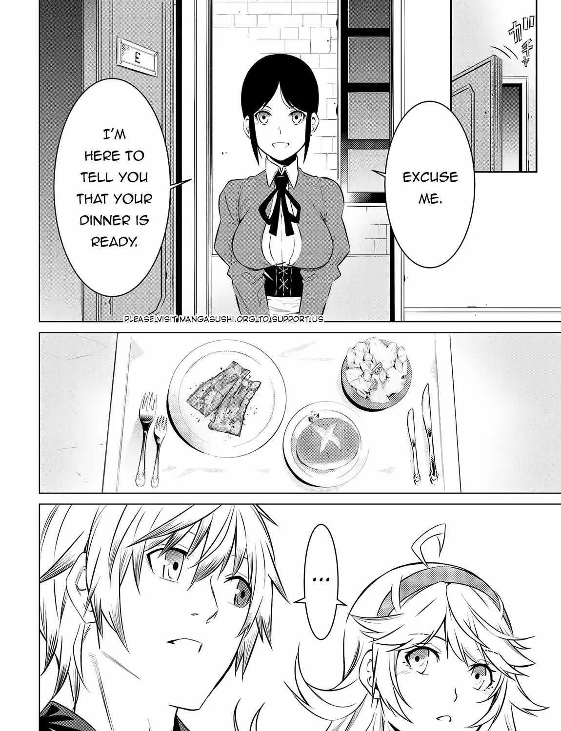 SSS RANK DUNGEON DE KNIFE ICHIHON TEWATASARE TSUIHOU SARETA HAKUMA DOUSHI: YGGDRASIL NO NOROI NIYORI JAKUTEN DEARU MARYOKU FUSOKU O KOKUFUKUSHI SEKAI SAIKYOU E TO ITARU Chapter 9.1 page 12 - 