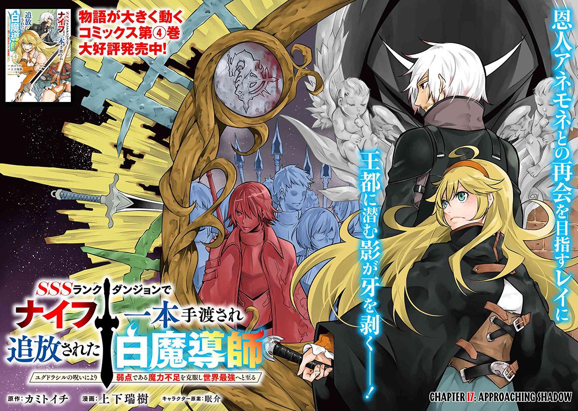 SSS Rank Dungeon de Knife Ichihon Tewatasare Tsuihou Sareta Hakuma Doushi Chapter 17.1 page 3 - 