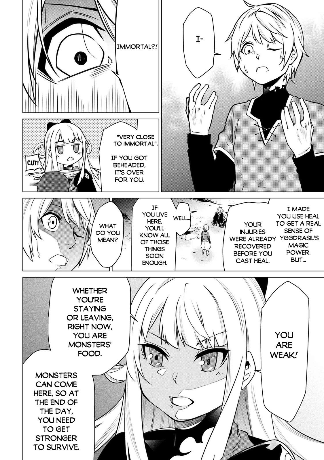 SSS Rank Dungeon de Knife Ichihon Tewatasare Tsuihou Sareta Hakuma Doushi Chapter 2.1 page 19 - 