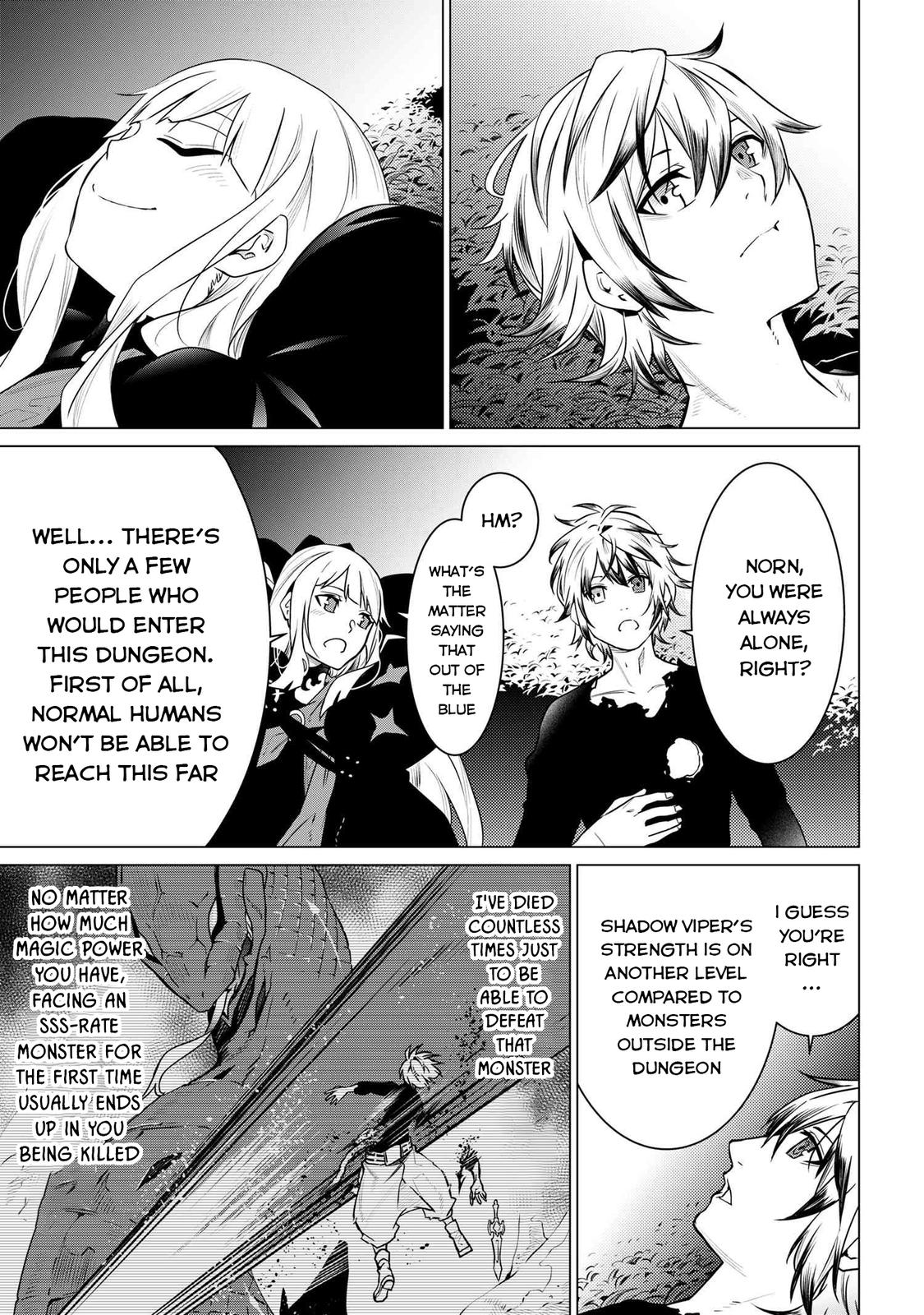 SSS Rank Dungeon de Knife Ichihon Tewatasare Tsuihou Sareta Hakuma Doushi Chapter 2.2 page 19 - 