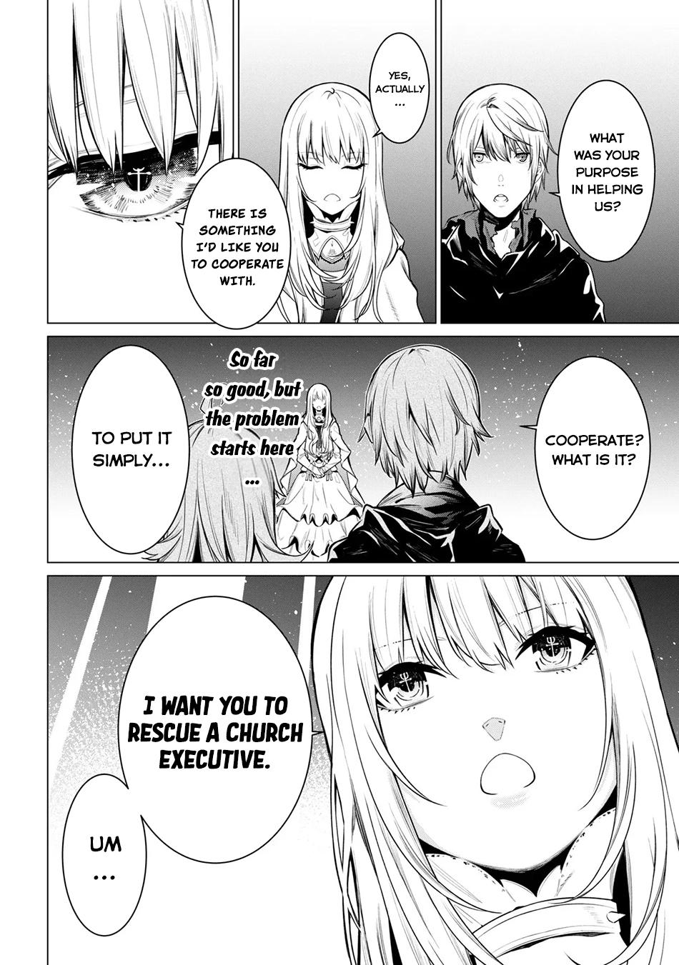 SSS Rank Dungeon de Knife Ichihon Tewatasare Tsuihou Sareta Hakuma Doushi Chapter 27 page 32 - 