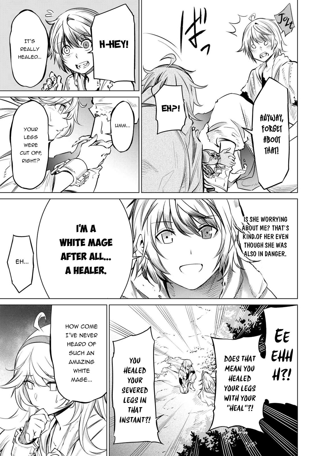 SSS Rank Dungeon de Knife Ichihon Tewatasare Tsuihou Sareta Hakuma Doushi Chapter 4.2 page 16 - 