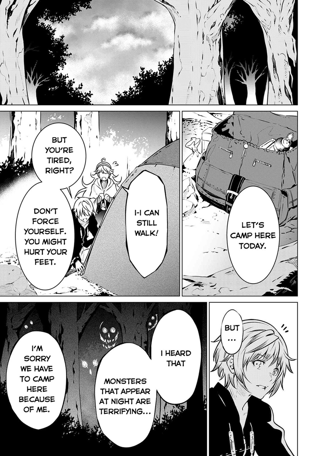 SSS Rank Dungeon de Knife Ichihon Tewatasare Tsuihou Sareta Hakuma Doushi Chapter 5.2 page 16 - 