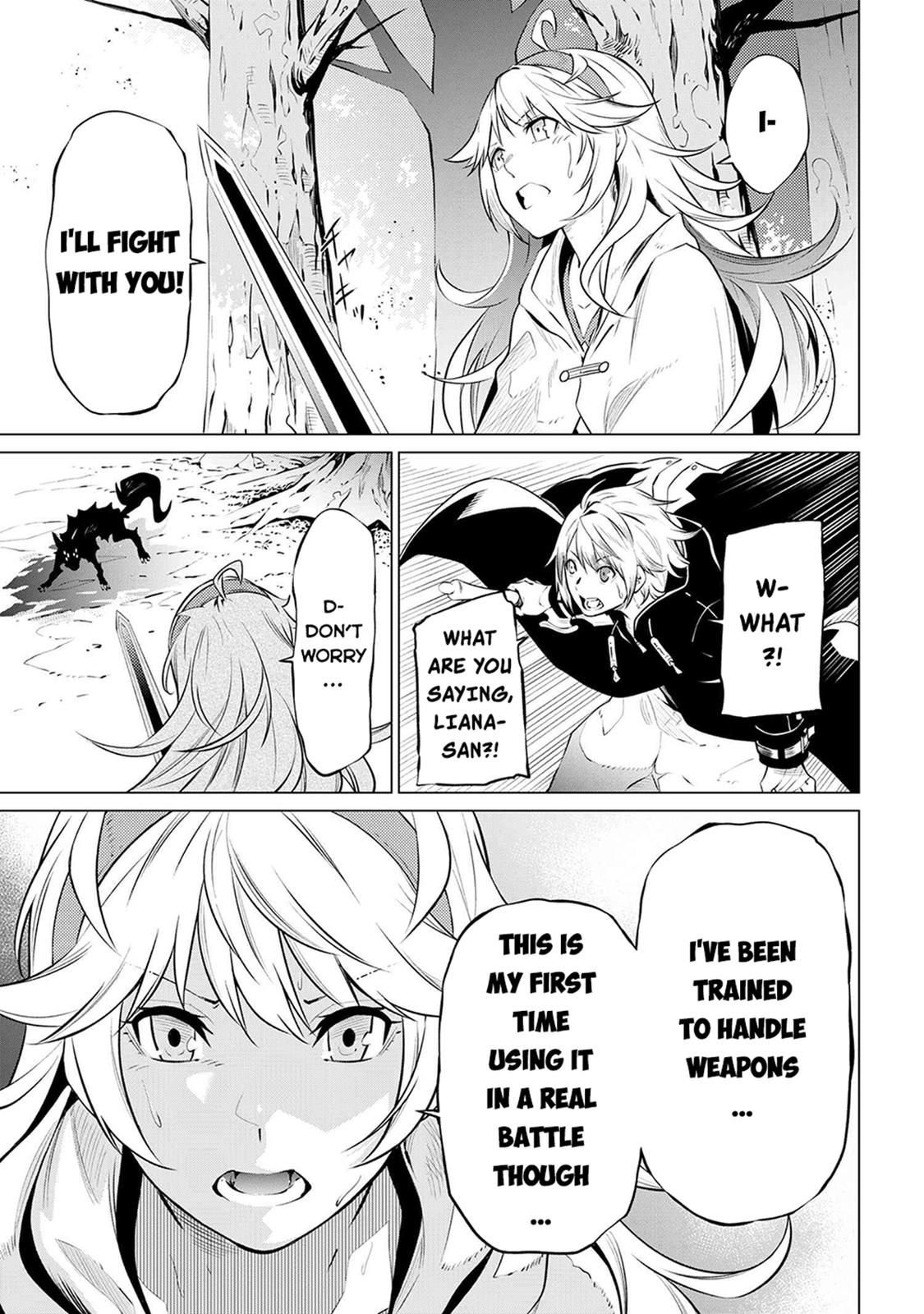 SSS Rank Dungeon de Knife Ichihon Tewatasare Tsuihou Sareta Hakuma Doushi Chapter 5.2 page 3 - 