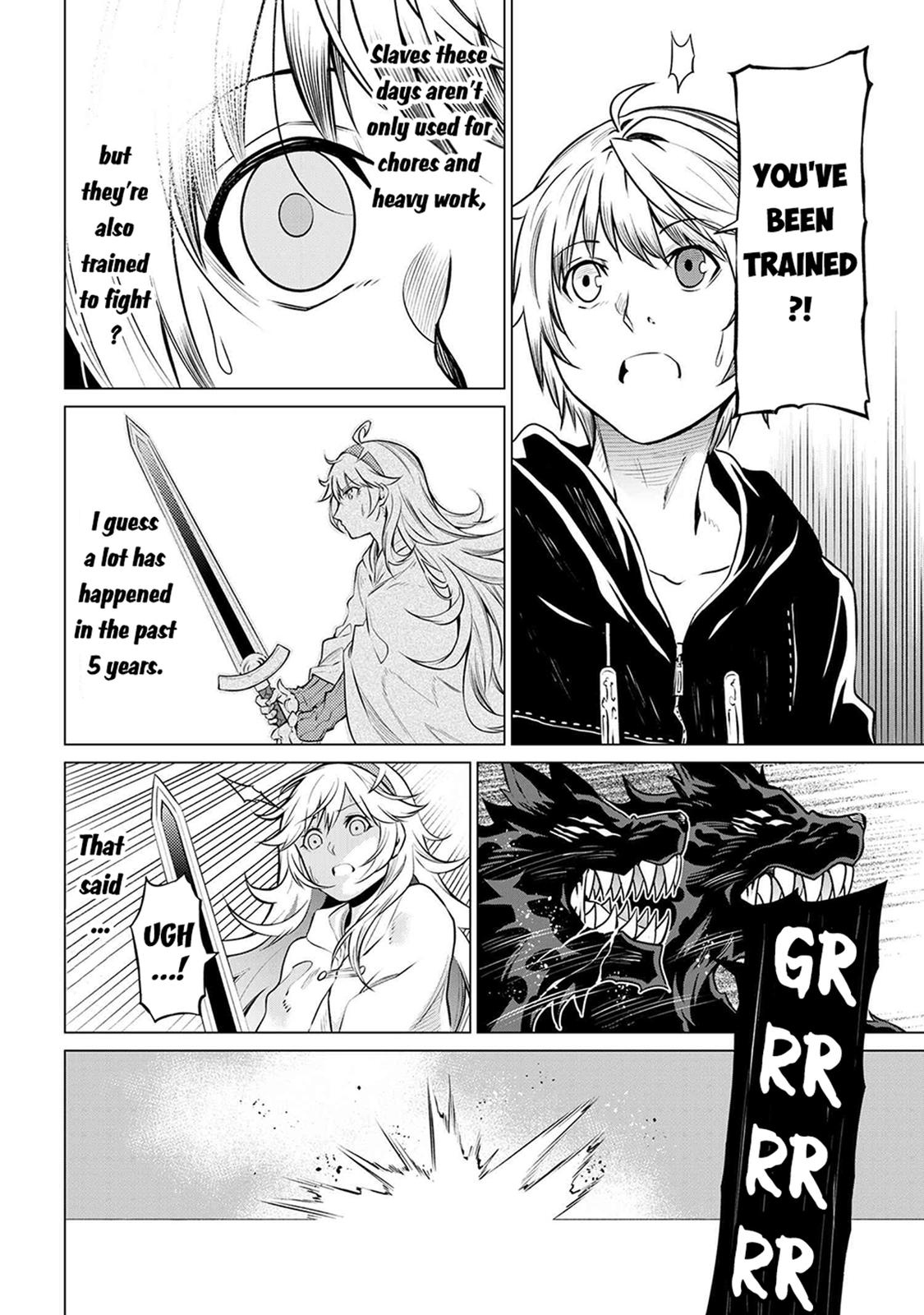 SSS Rank Dungeon de Knife Ichihon Tewatasare Tsuihou Sareta Hakuma Doushi Chapter 5.2 page 4 - 