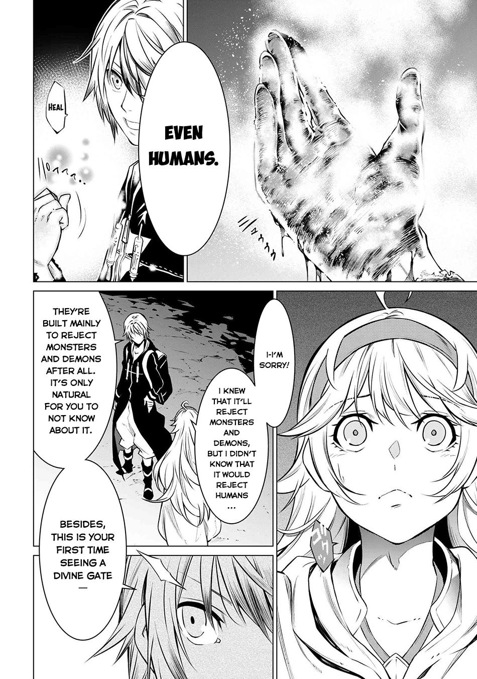 SSS Rank Dungeon de Knife Ichihon Tewatasare Tsuihou Sareta Hakuma Doushi Chapter 8.2 page 12 - 