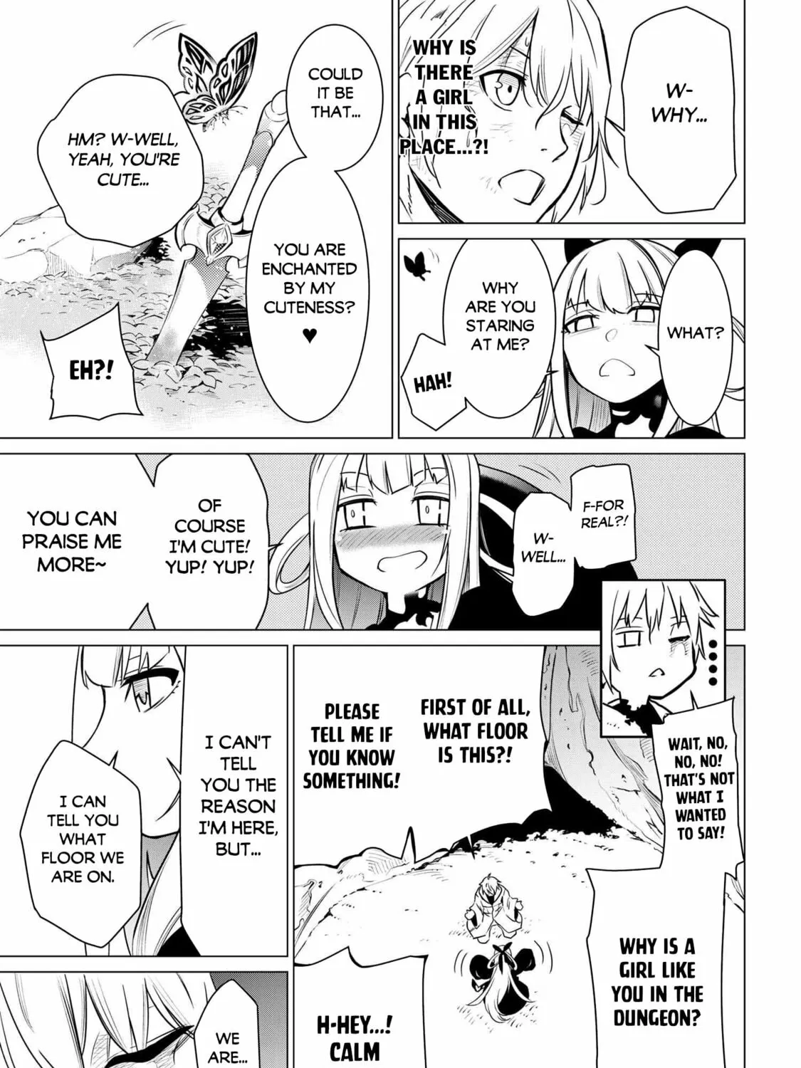 SSS-Rank Dungeon de Knife Ippon Tewatasare Tsuihou sareta Shiromadoushi: Yggdrasil no Noroi ni yori Jakuten de Aru Maryoku Fusoku wo Kokufukushi Sekai Saikyou e to Itaru Chapter 1 page 102 - 