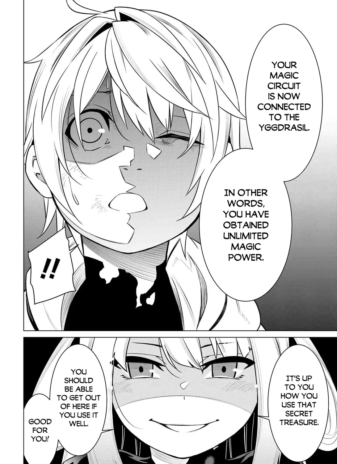SSS-Rank Dungeon de Knife Ippon Tewatasare Tsuihou sareta Shiromadoushi: Yggdrasil no Noroi ni yori Jakuten de Aru Maryoku Fusoku wo Kokufukushi Sekai Saikyou e to Itaru Chapter 1 page 110 - 