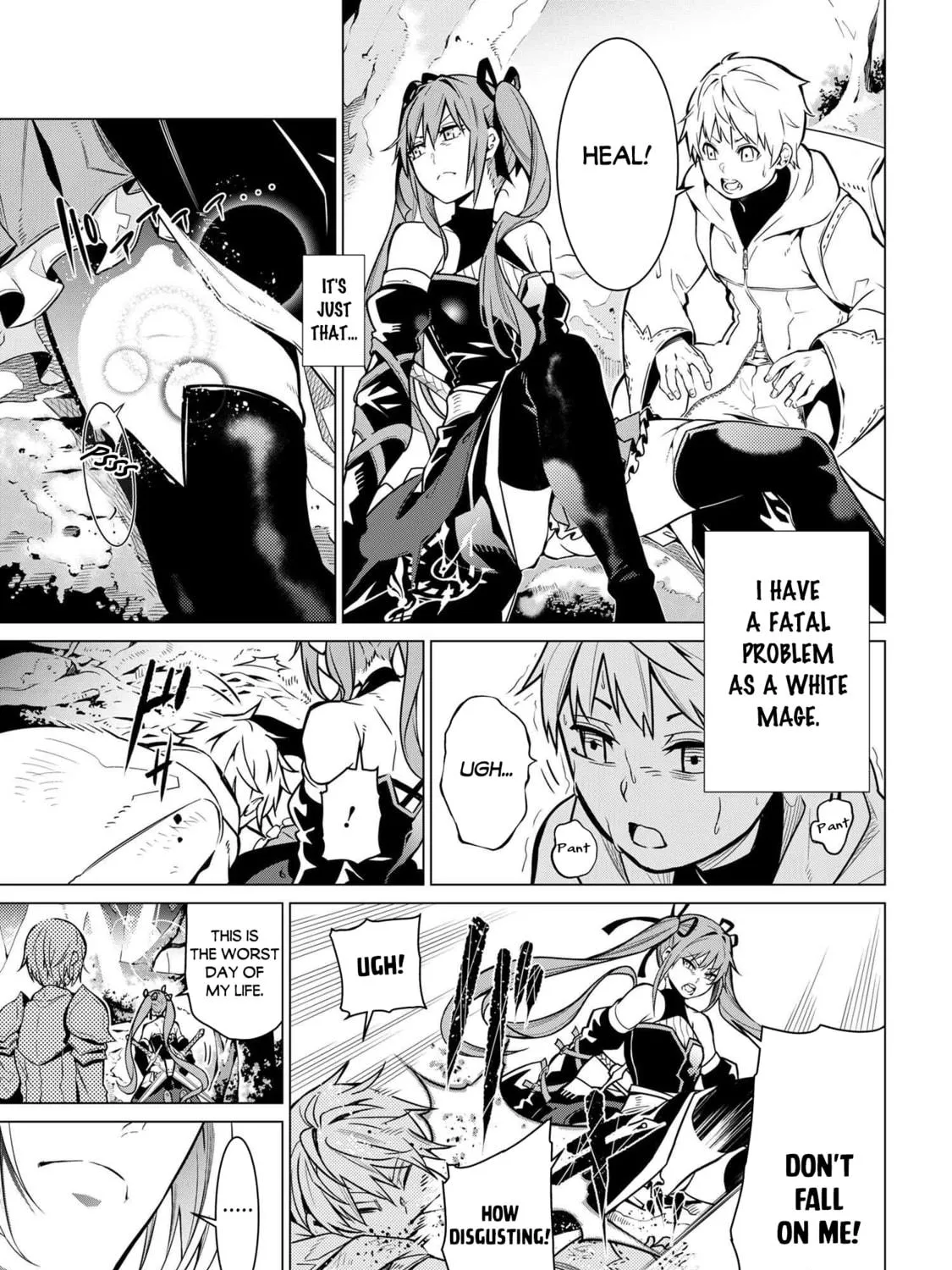 SSS-Rank Dungeon de Knife Ippon Tewatasare Tsuihou sareta Shiromadoushi: Yggdrasil no Noroi ni yori Jakuten de Aru Maryoku Fusoku wo Kokufukushi Sekai Saikyou e to Itaru Chapter 1 page 18 - 