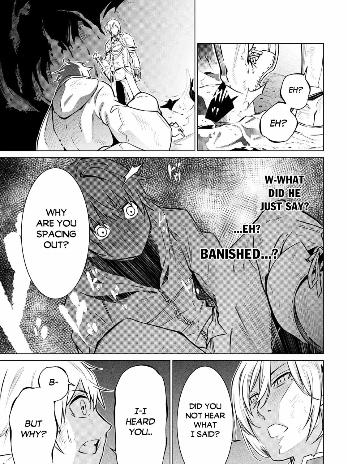 SSS-Rank Dungeon de Knife Ippon Tewatasare Tsuihou sareta Shiromadoushi: Yggdrasil no Noroi ni yori Jakuten de Aru Maryoku Fusoku wo Kokufukushi Sekai Saikyou e to Itaru Chapter 1 page 50 - 