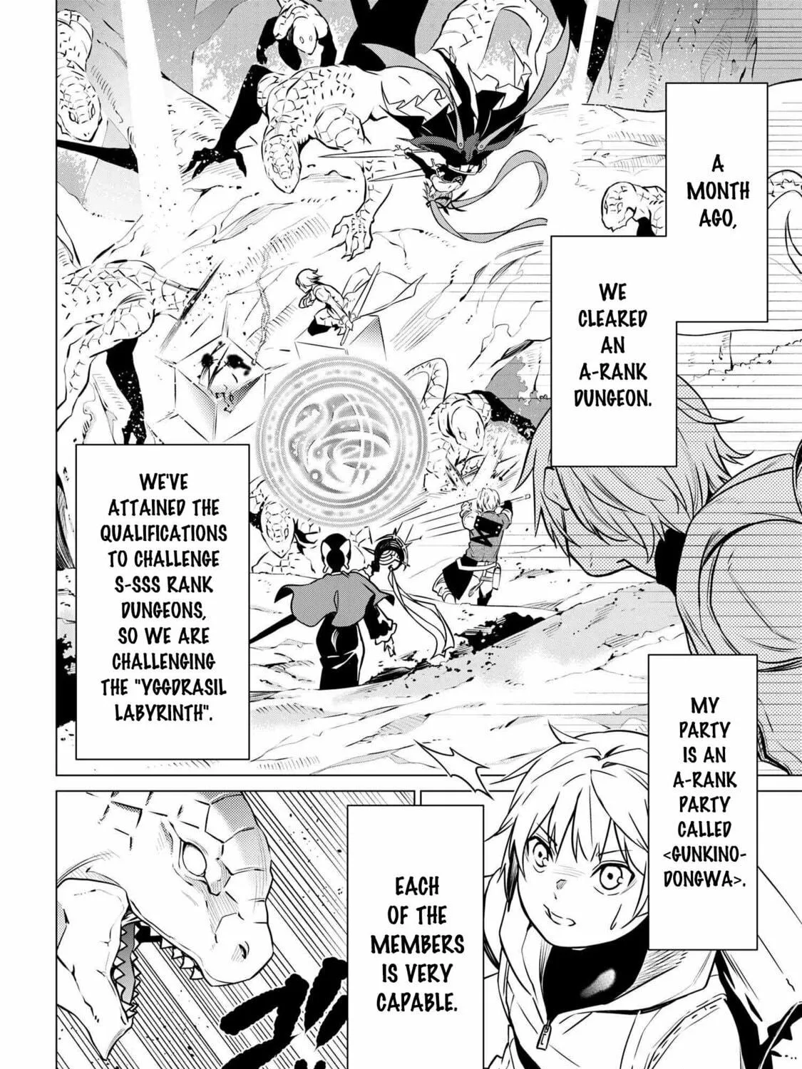 SSS-Rank Dungeon de Knife Ippon Tewatasare Tsuihou sareta Shiromadoushi: Yggdrasil no Noroi ni yori Jakuten de Aru Maryoku Fusoku wo Kokufukushi Sekai Saikyou e to Itaru Chapter 1 page 8 - 