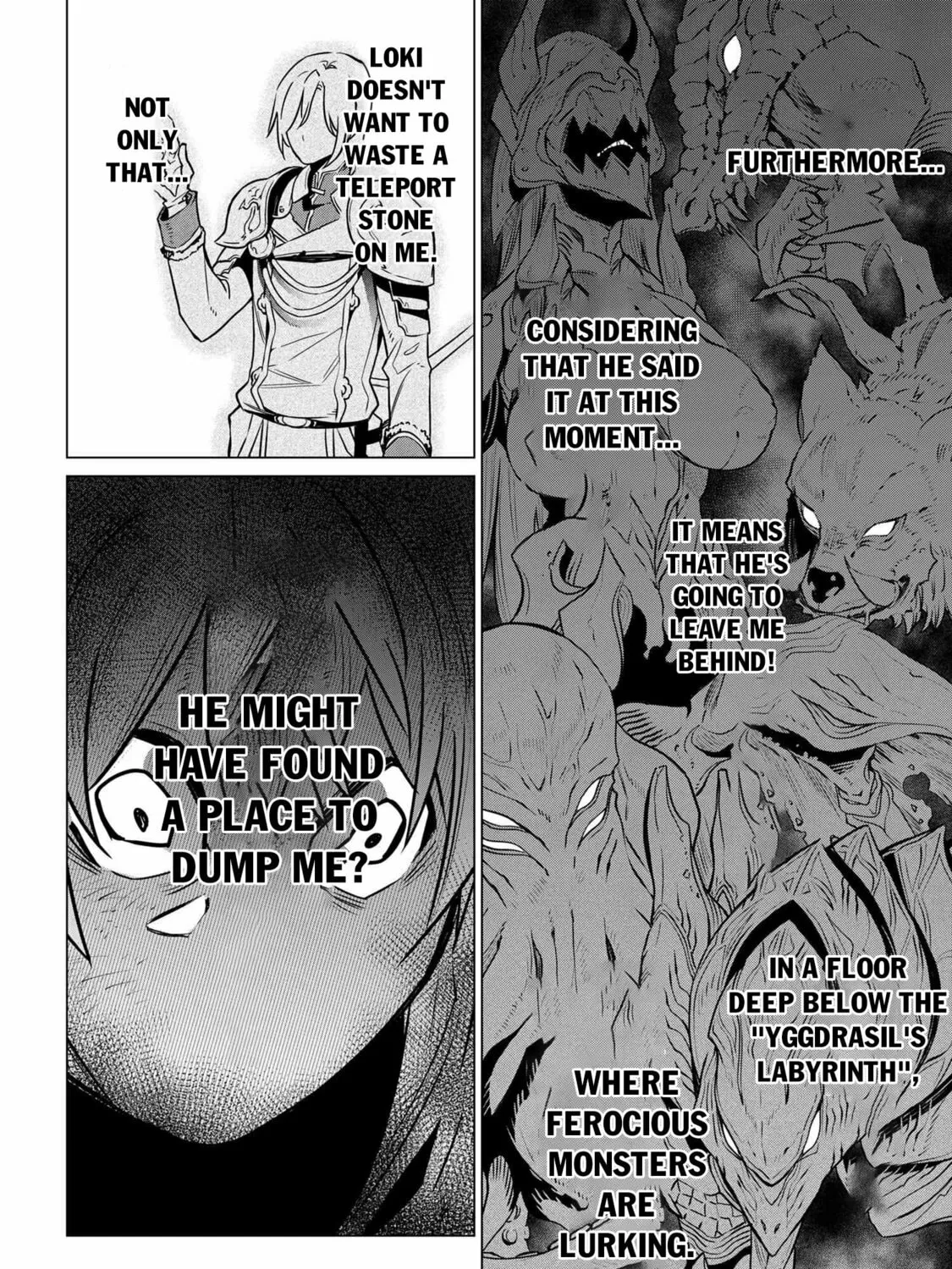SSS-Rank Dungeon de Knife Ippon Tewatasare Tsuihou sareta Shiromadoushi: Yggdrasil no Noroi ni yori Jakuten de Aru Maryoku Fusoku wo Kokufukushi Sekai Saikyou e to Itaru Chapter 1 page 72 - 