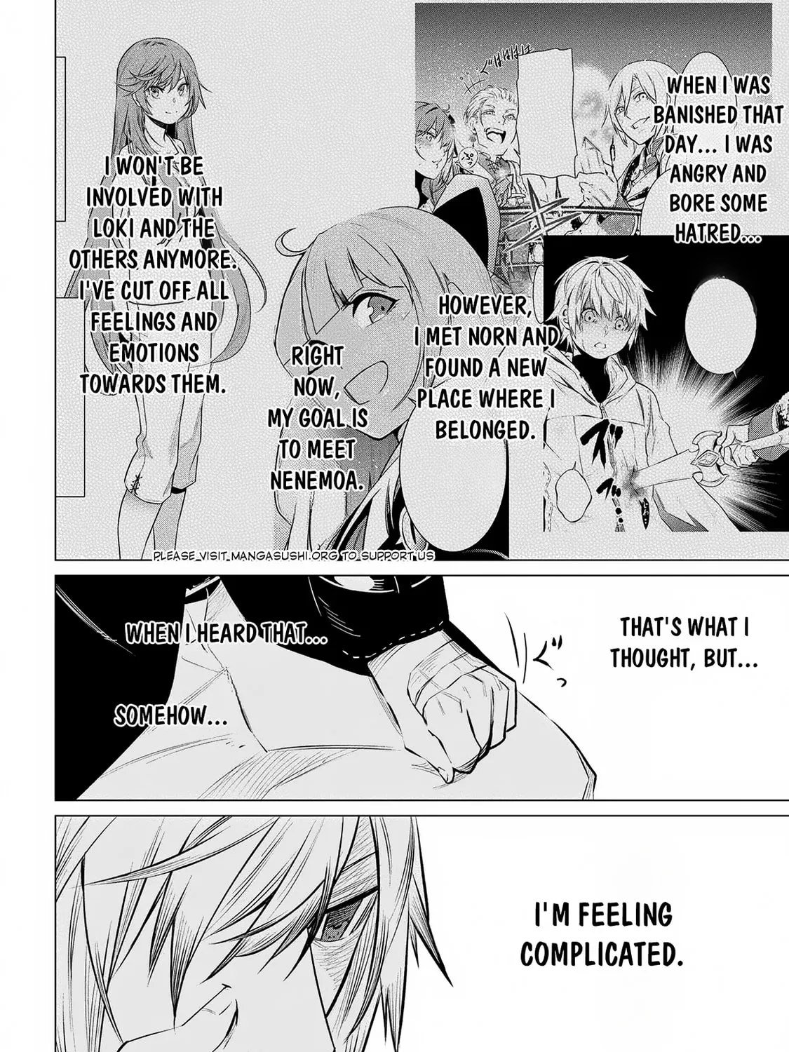 SSS-Rank Dungeon de Knife Ippon Tewatasare Tsuihou sareta Shiromadoushi: Yggdrasil no Noroi ni yori Jakuten de Aru Maryoku Fusoku wo Kokufukushi Sekai Saikyou e to Itaru Chapter 13.2 page 21 - 