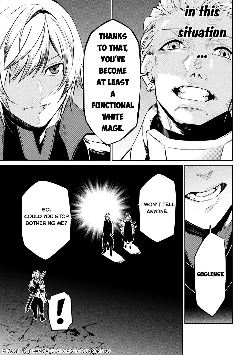 SSS-Rank Dungeon de Knife Ippon Tewatasare Tsuihou sareta Shiromadoushi: Yggdrasil no Noroi ni yori Jakuten de Aru Maryoku Fusoku wo Kokufukushi Sekai Saikyou e to Itaru Chapter 15 page 17 - 