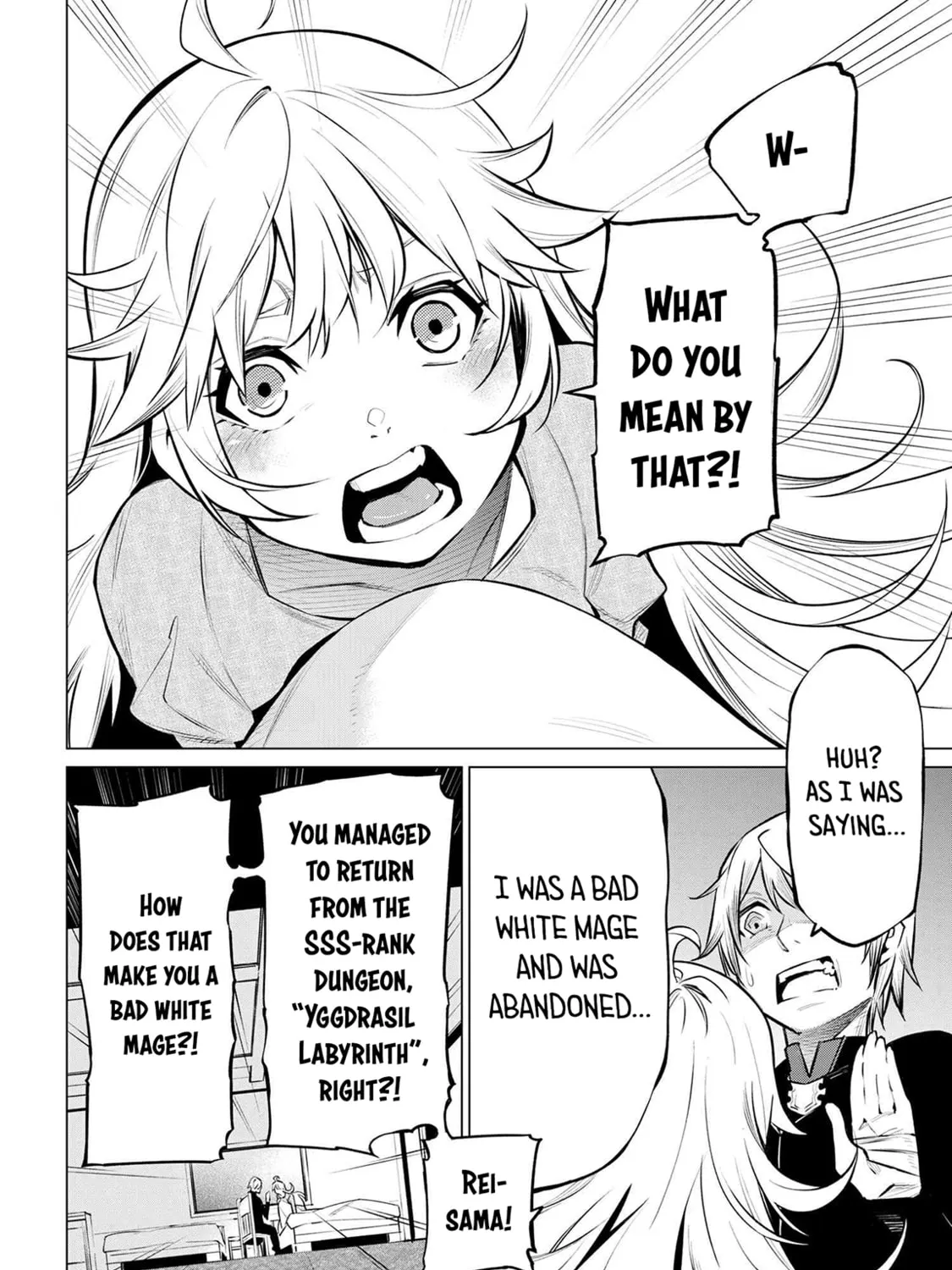 SSS-Rank Dungeon de Knife Ippon Tewatasare Tsuihou sareta Shiromadoushi: Yggdrasil no Noroi ni yori Jakuten de Aru Maryoku Fusoku wo Kokufukushi Sekai Saikyou e to Itaru Chapter 17.1 page 24 - 