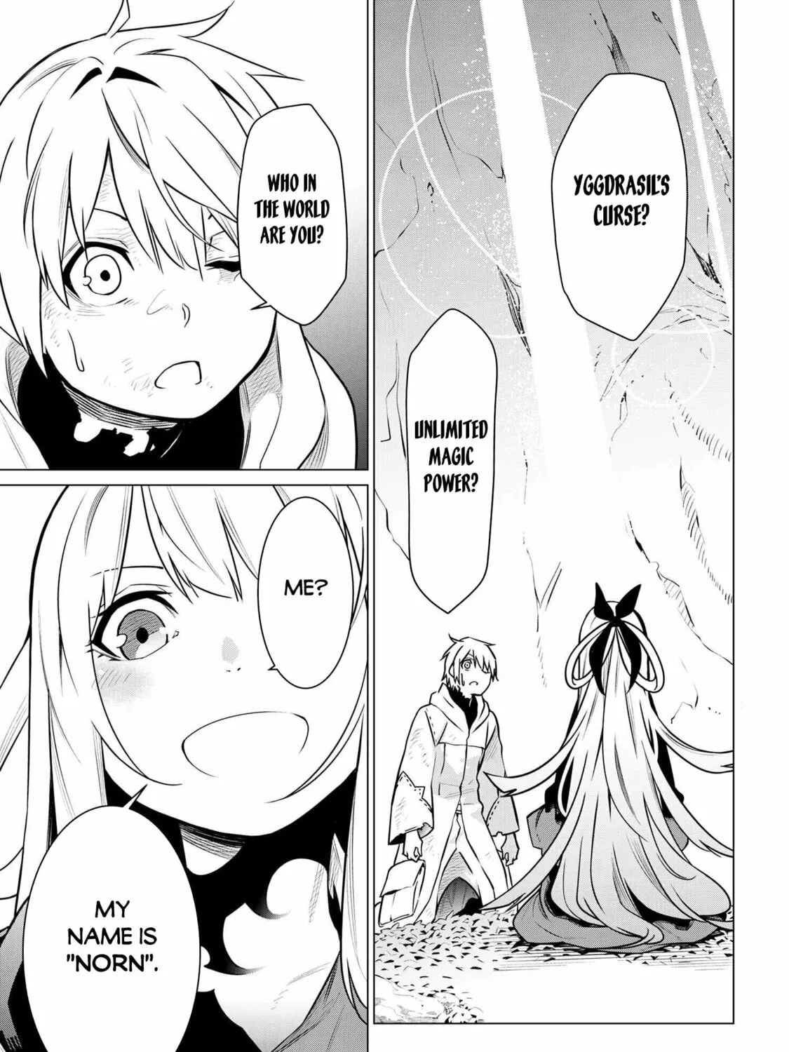 SSS-Rank Dungeon de Knife Ippon Tewatasare Tsuihou sareta Shiromadoushi: Yggdrasil no Noroi ni yori Jakuten de Aru Maryoku Fusoku wo Kokufukushi Sekai Saikyou e to Itaru Chapter 2.1 page 2 - 