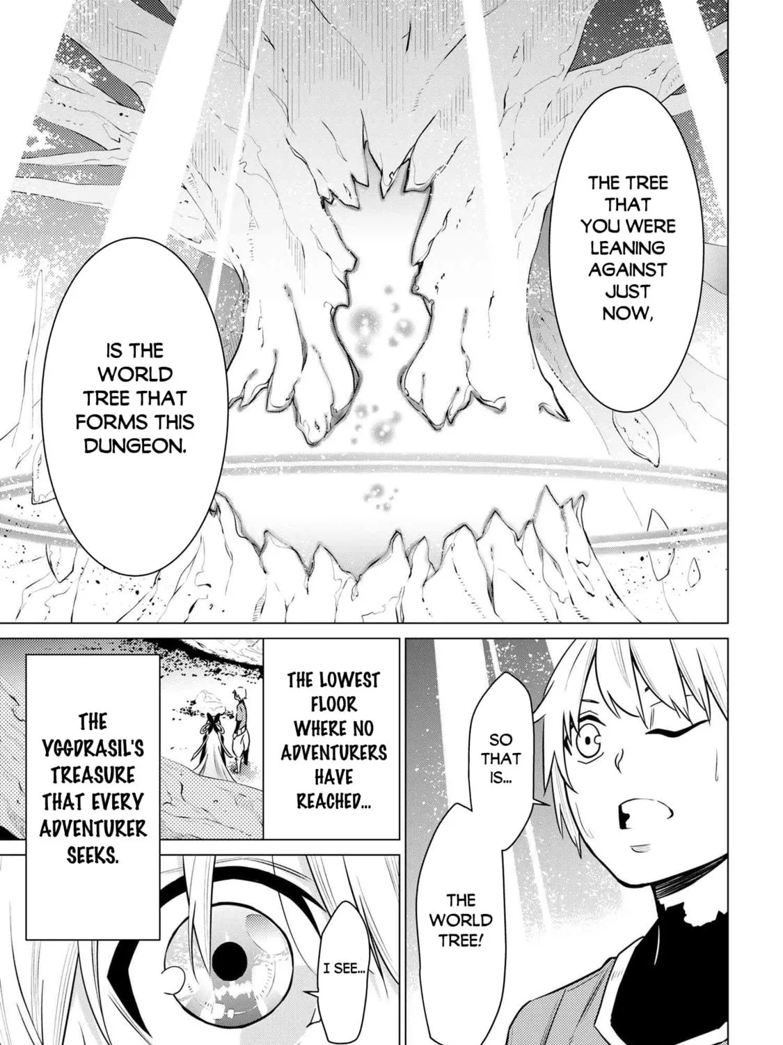 SSS-Rank Dungeon de Knife Ippon Tewatasare Tsuihou sareta Shiromadoushi: Yggdrasil no Noroi ni yori Jakuten de Aru Maryoku Fusoku wo Kokufukushi Sekai Saikyou e to Itaru Chapter 2.1 page 18 - 