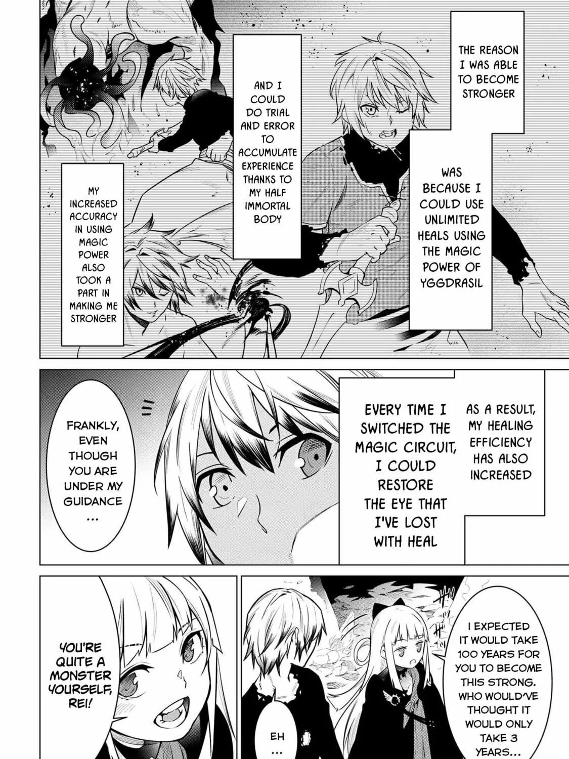 SSS-Rank Dungeon de Knife Ippon Tewatasare Tsuihou sareta Shiromadoushi: Yggdrasil no Noroi ni yori Jakuten de Aru Maryoku Fusoku wo Kokufukushi Sekai Saikyou e to Itaru Chapter 2.2 page 18 - 
