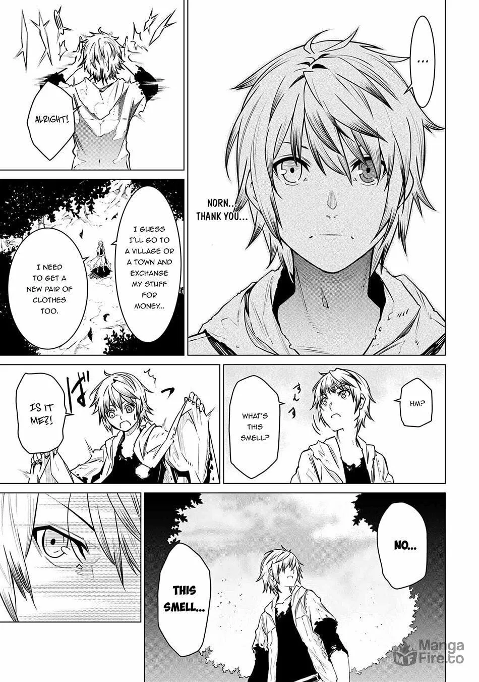 SSS-Rank Dungeon de Knife Ippon Tewatasare Tsuihou sareta Shiromadoushi: Yggdrasil no Noroi ni yori Jakuten de Aru Maryoku Fusoku wo Kokufukushi Sekai Saikyou e to Itaru Chapter 3.2 page 21 - 
