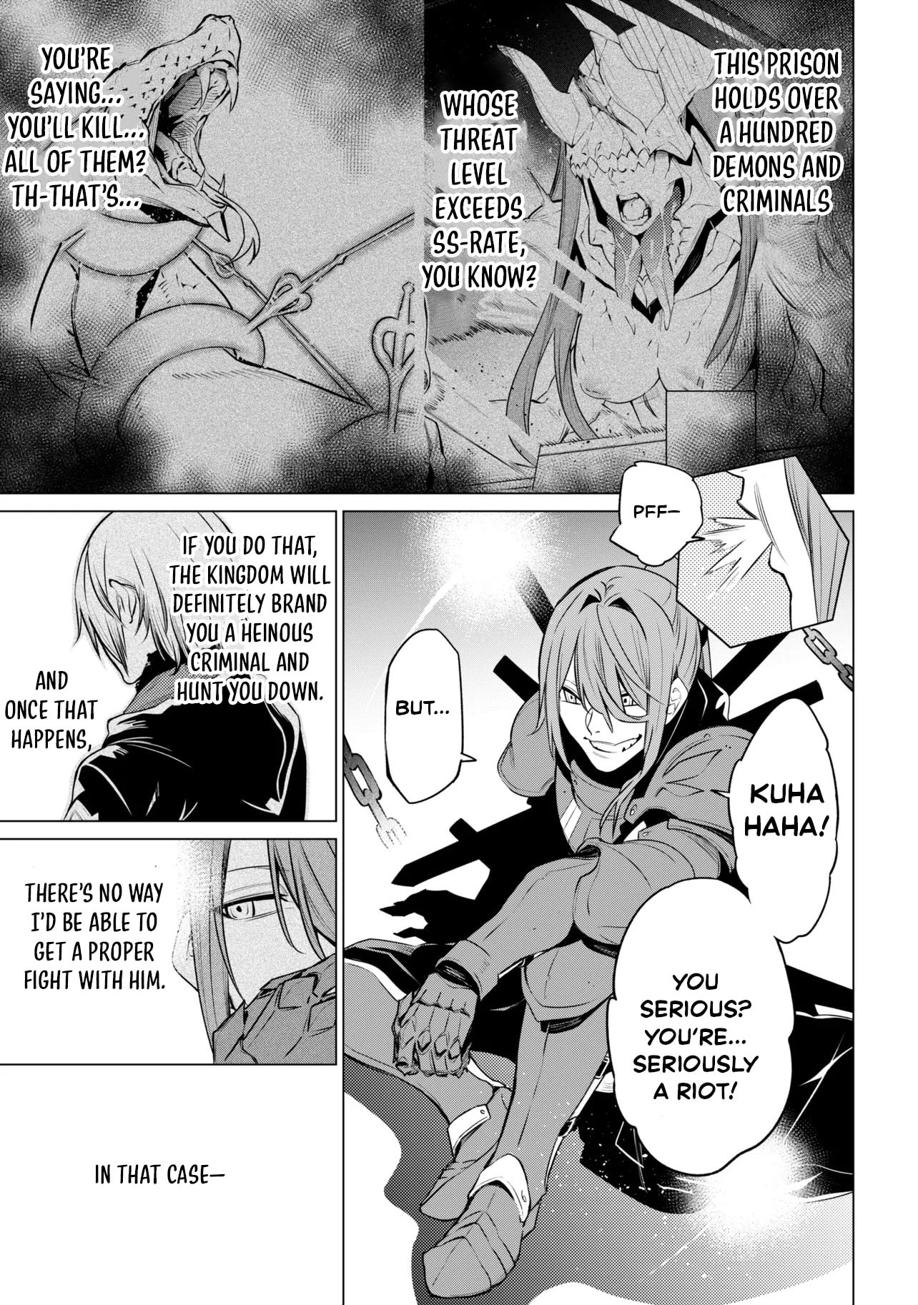 SSS-Rank Dungeon de Knife Ippon Tewatasare Tsuihou sareta Shiromadoushi: Yggdrasil no Noroi ni yori Jakuten de Aru Maryoku Fusoku wo Kokufukushi Sekai Saikyou e to Itaru Chapter 30.2 page 15 - 