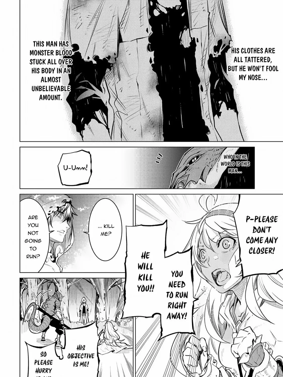 SSS-Rank Dungeon de Knife Ippon Tewatasare Tsuihou sareta Shiromadoushi: Yggdrasil no Noroi ni yori Jakuten de Aru Maryoku Fusoku wo Kokufukushi Sekai Saikyou e to Itaru Chapter 4.1 page 37 - 
