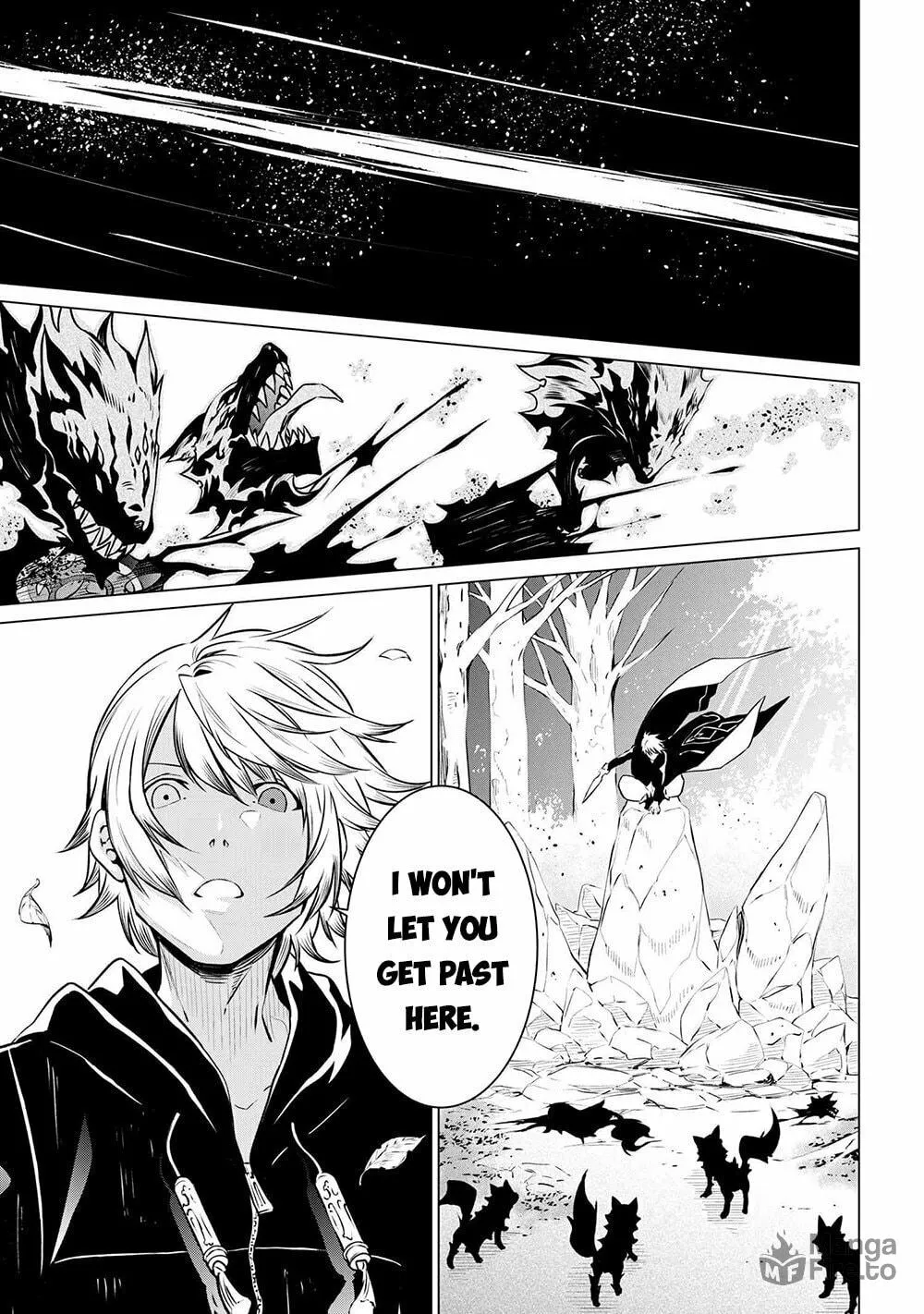 SSS-Rank Dungeon de Knife Ippon Tewatasare Tsuihou sareta Shiromadoushi: Yggdrasil no Noroi ni yori Jakuten de Aru Maryoku Fusoku wo Kokufukushi Sekai Saikyou e to Itaru Chapter 5.1 page 19 - 