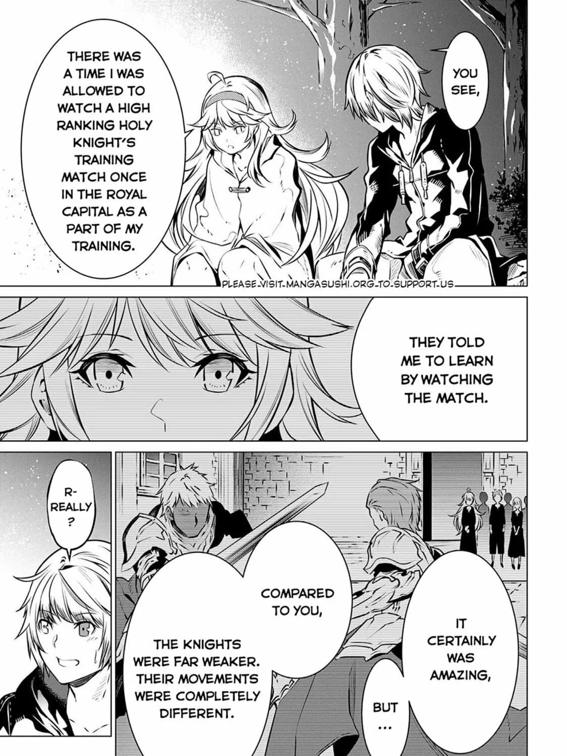 SSS-Rank Dungeon de Knife Ippon Tewatasare Tsuihou sareta Shiromadoushi: Yggdrasil no Noroi ni yori Jakuten de Aru Maryoku Fusoku wo Kokufukushi Sekai Saikyou e to Itaru Chapter 5.2 page 38 - 