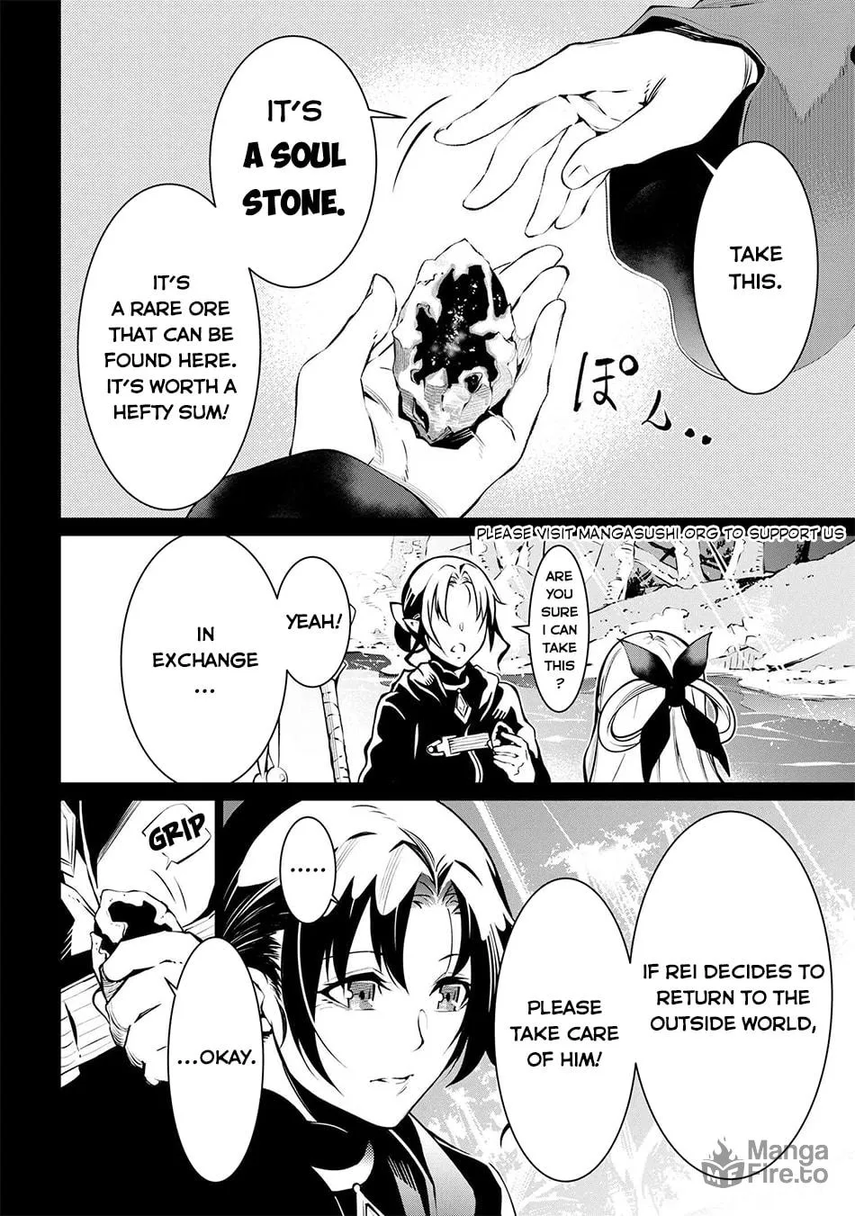 SSS-Rank Dungeon de Knife Ippon Tewatasare Tsuihou sareta Shiromadoushi: Yggdrasil no Noroi ni yori Jakuten de Aru Maryoku Fusoku wo Kokufukushi Sekai Saikyou e to Itaru Chapter 7.1 page 16 - 