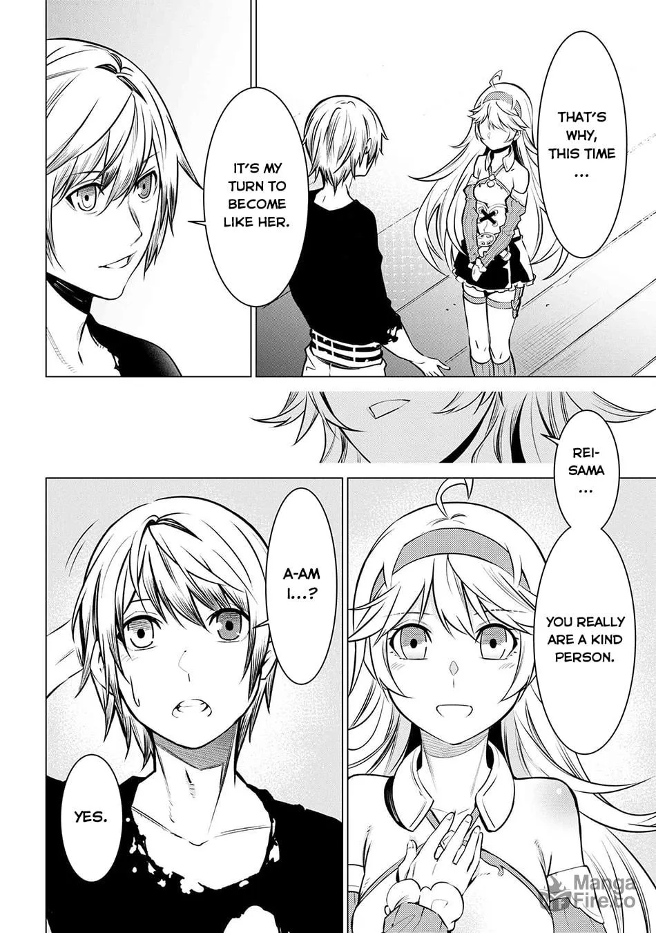 SSS-Rank Dungeon de Knife Ippon Tewatasare Tsuihou sareta Shiromadoushi: Yggdrasil no Noroi ni yori Jakuten de Aru Maryoku Fusoku wo Kokufukushi Sekai Saikyou e to Itaru Chapter 9.3 page 13 - 