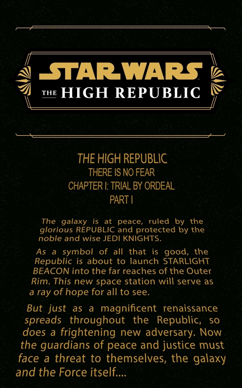 Star Wars: The High Republic Episode 1 page 1 - 