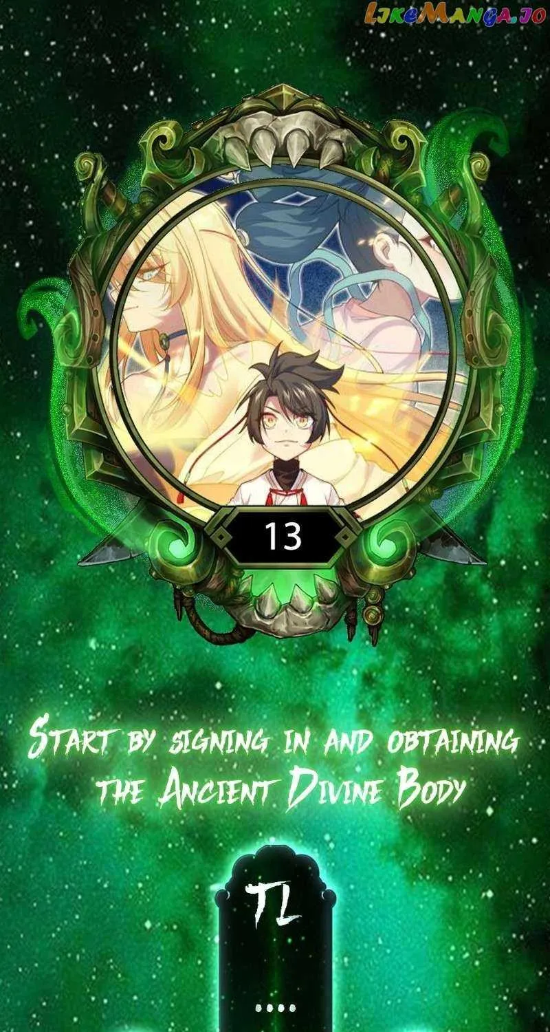 Start by signing in and obtaining the Ancient Divine Body Chapter 13 page 1 - 