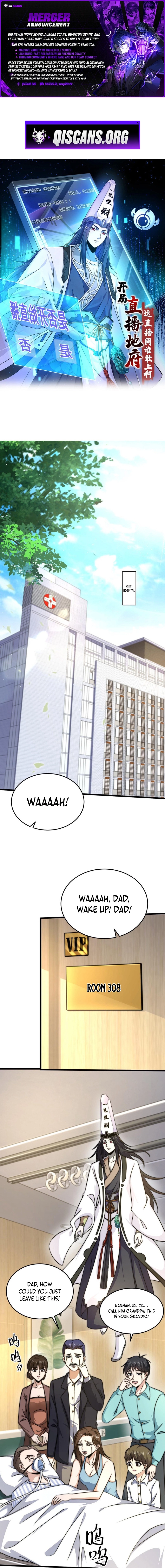 Starting a livestream in the underworld who dares to join the livestream Chapter 22 page 1 - 