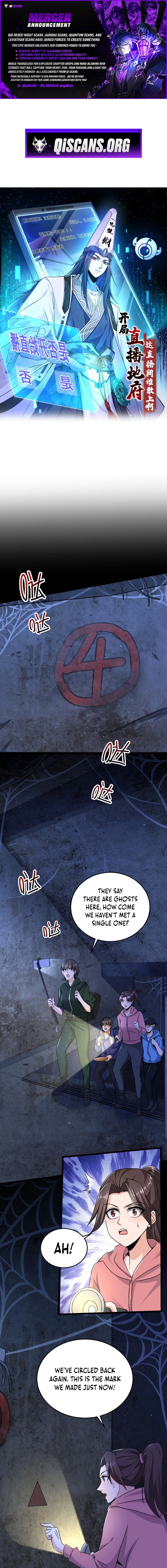 Starting a livestream in the underworld who dares to join the livestream Chapter 25 page 1 - 
