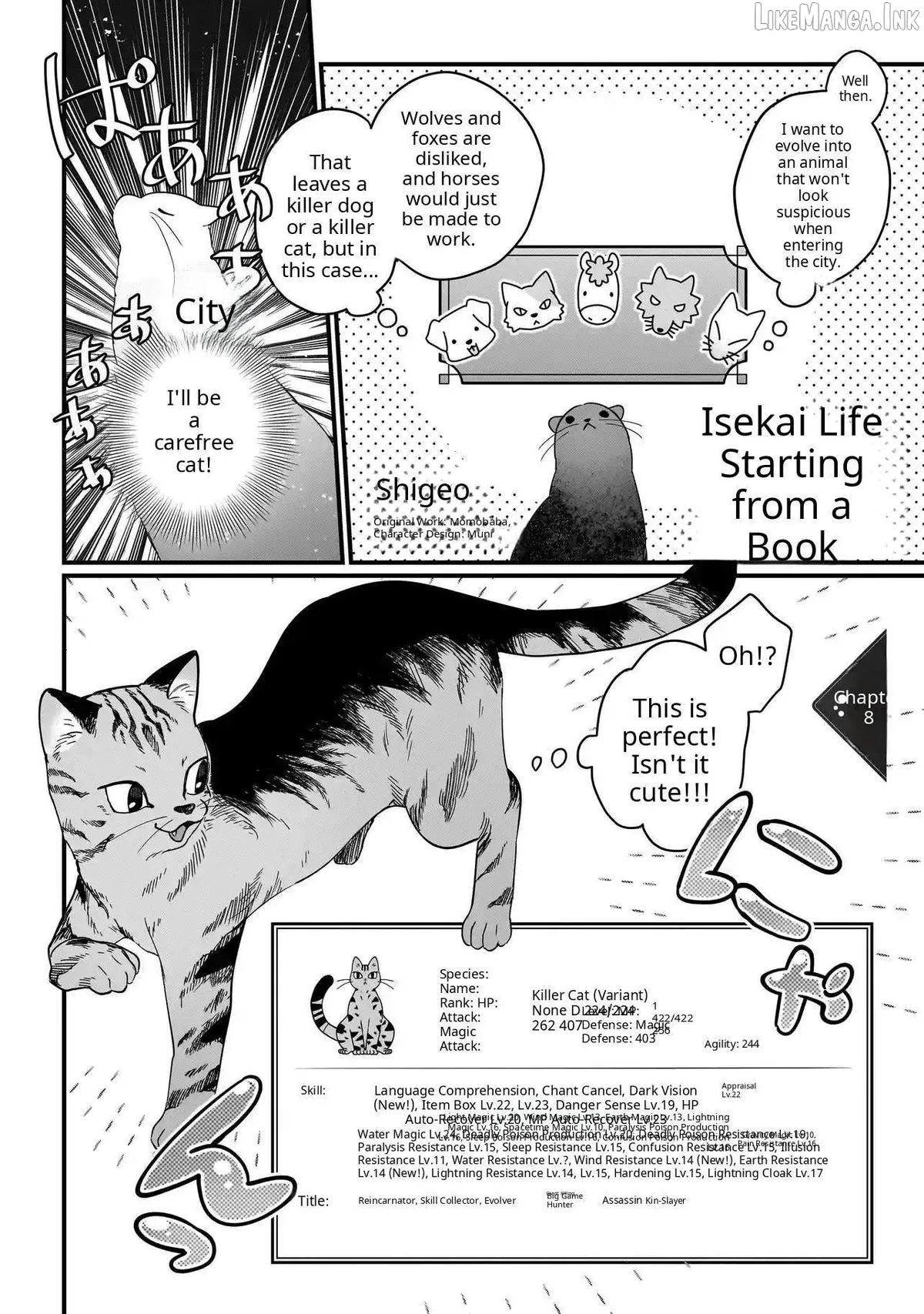 Starting Life from Moss in Another World Chapter 8 page 1 - 