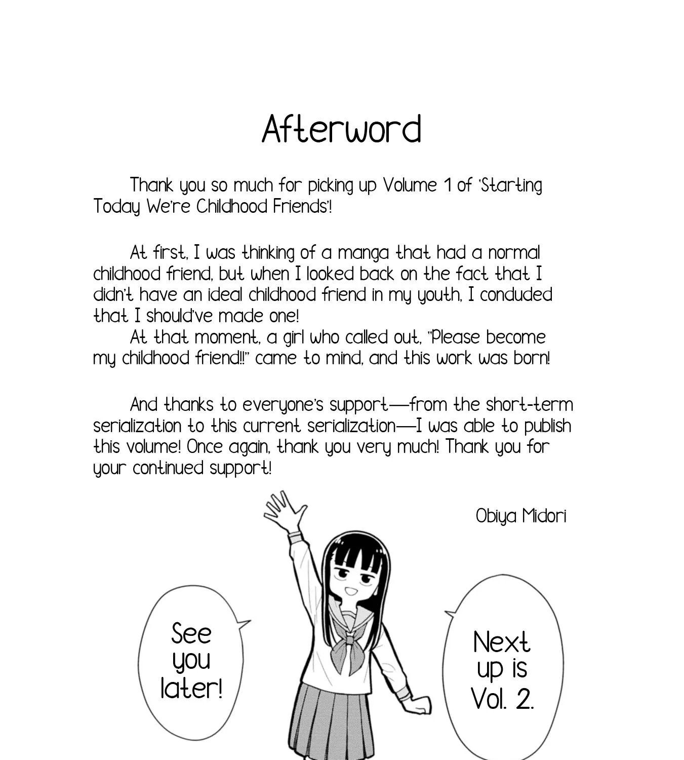 Starting Today She