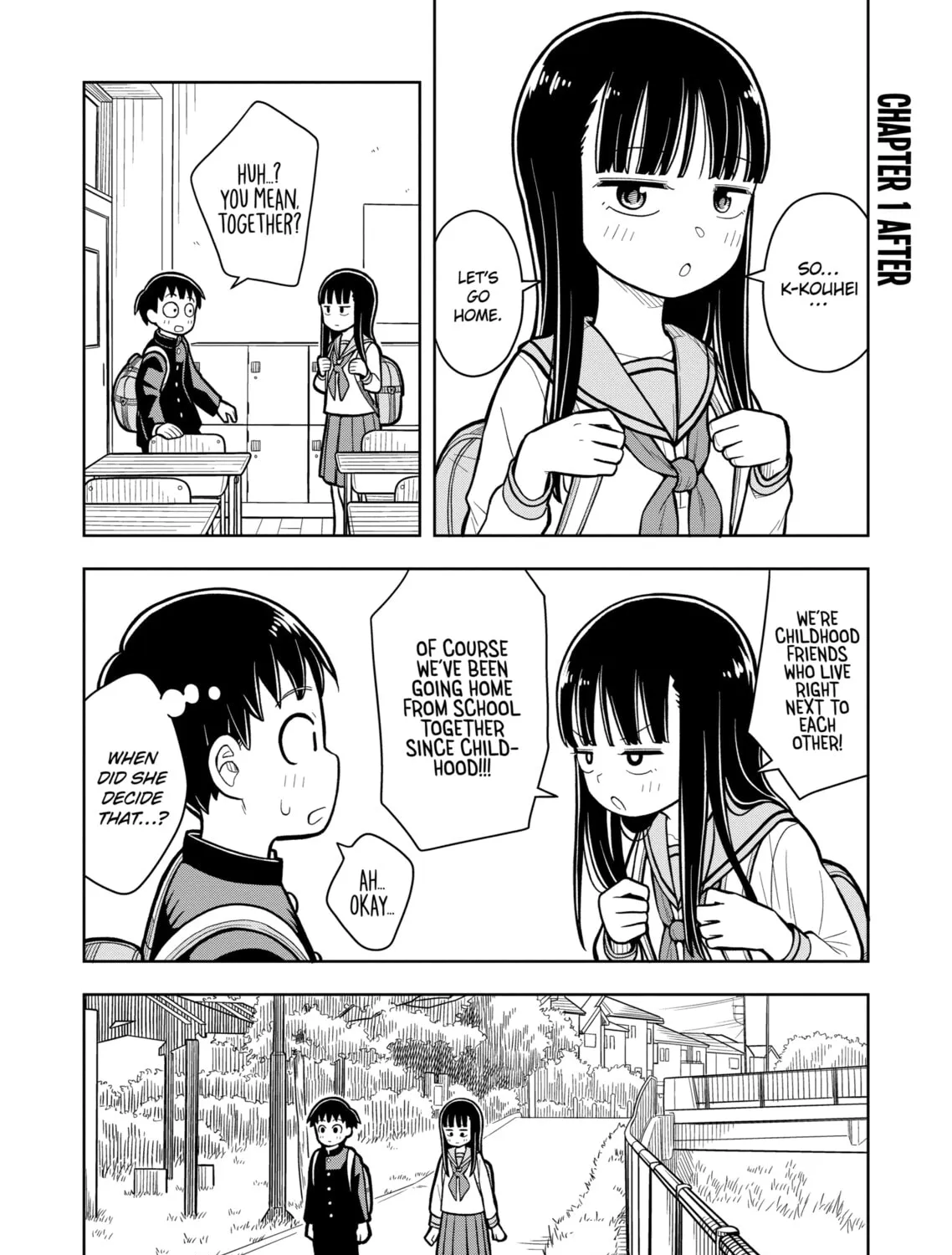 Starting Today, We’re Childhood Friends Chapter 9.5 page 1 - 