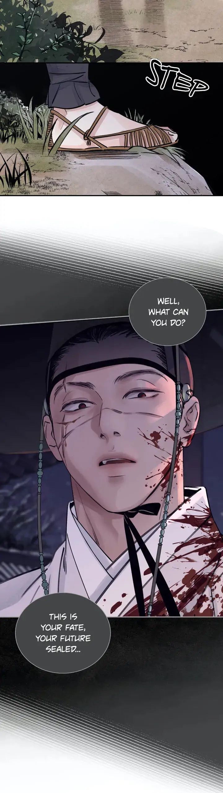 Steel Under Silk [ OFFICIAL  Translation ] Chapter 1.1 page 38 - 