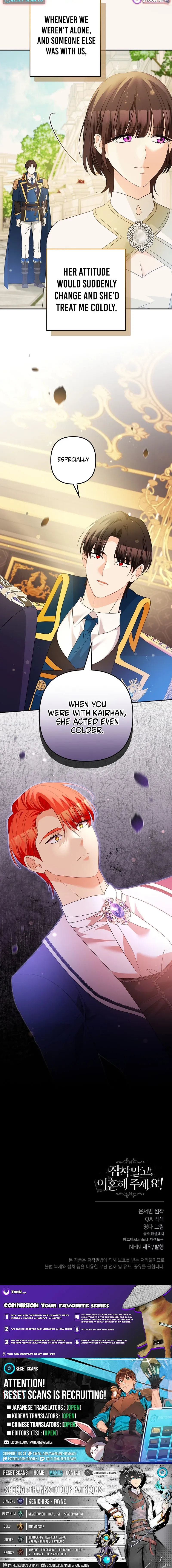 Stop Obsessing, Just Divorce Me! Chapter 43 page 20 - 