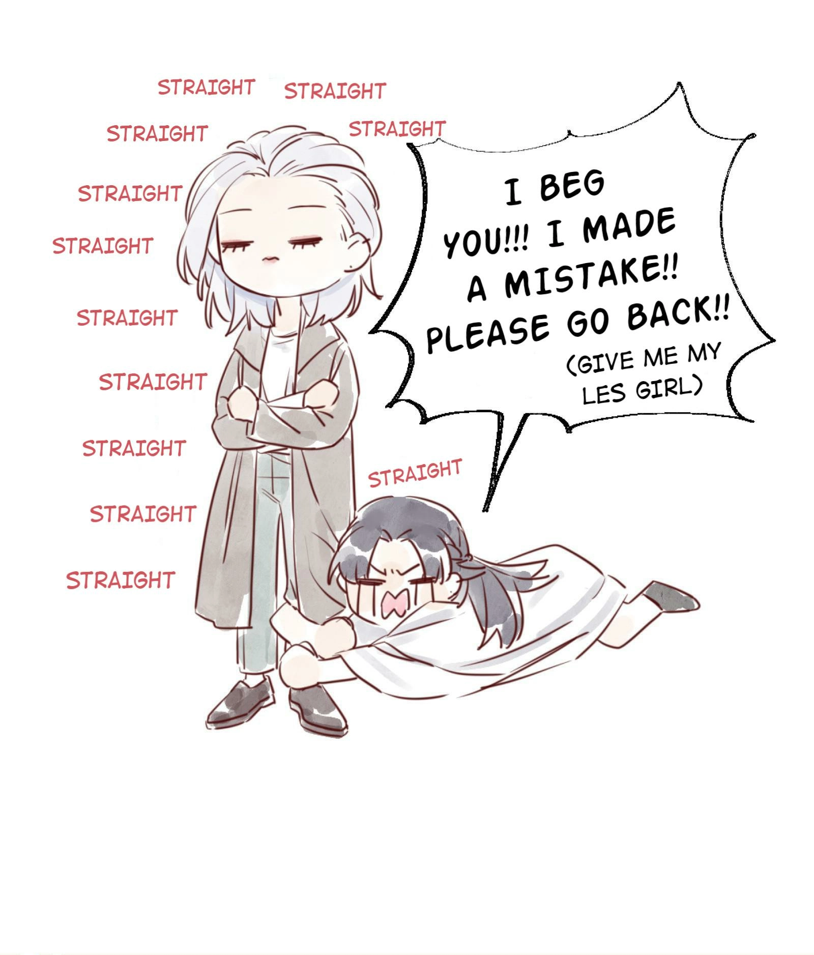 Straight Girl Trap Chapter 0.5 page 8 - 