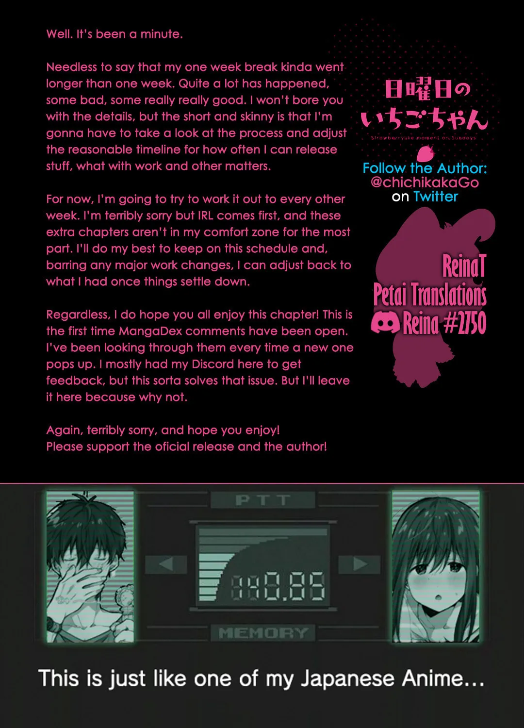 Strawberry Moment on Sundays. (Colored) Chapter 10.5 page 13 - 