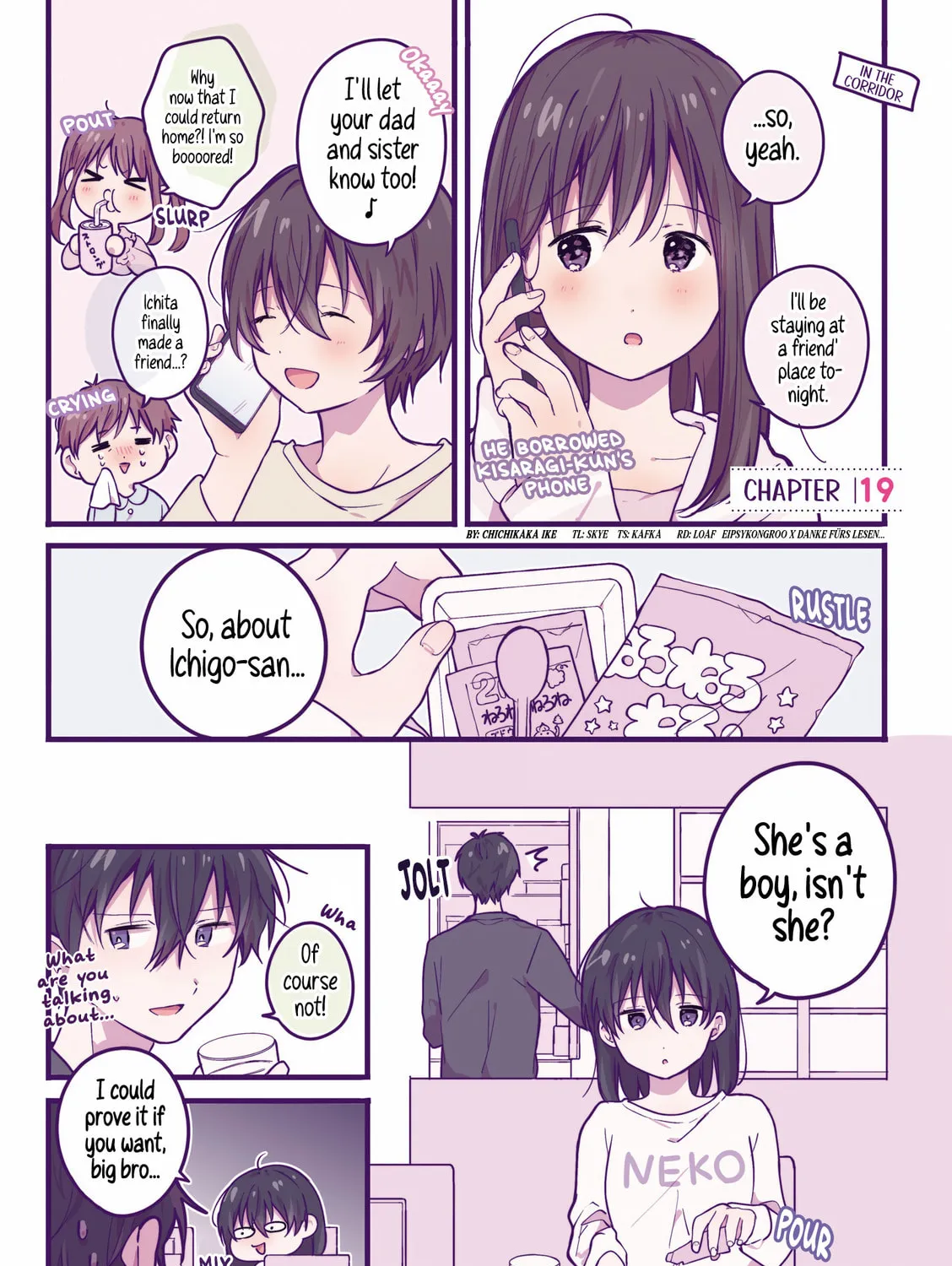 Strawberry Moment on Sundays. (Colored) Chapter 19 page 1 - 