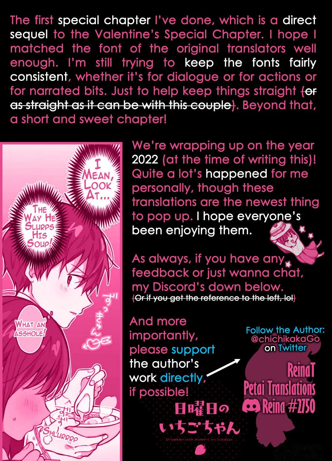 Strawberry Moment on Sundays. (Colored) Chapter 7.5 page 9 - 