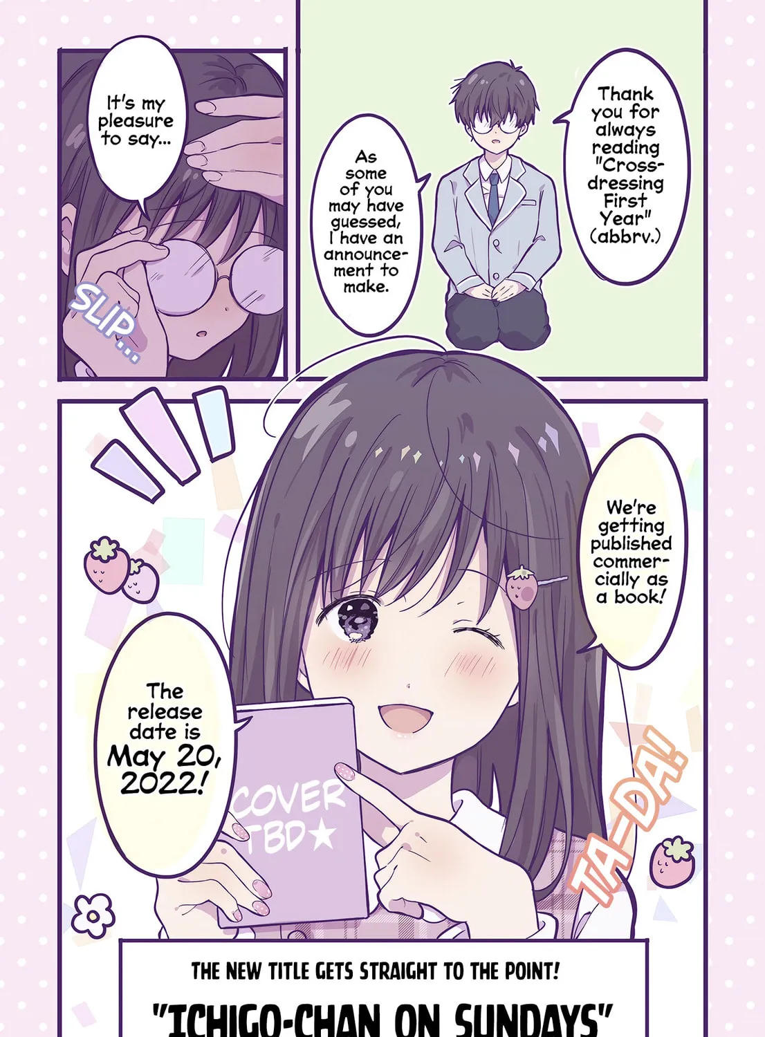 Strawberry Moment on Sundays. (Colored) Chapter 9.5 page 1 - 