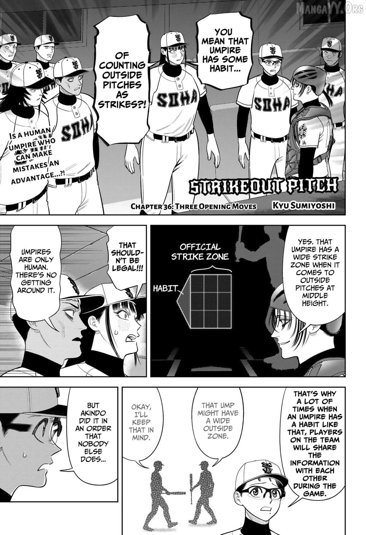 Strikeout Pitch Chapter 36 page 1 - 