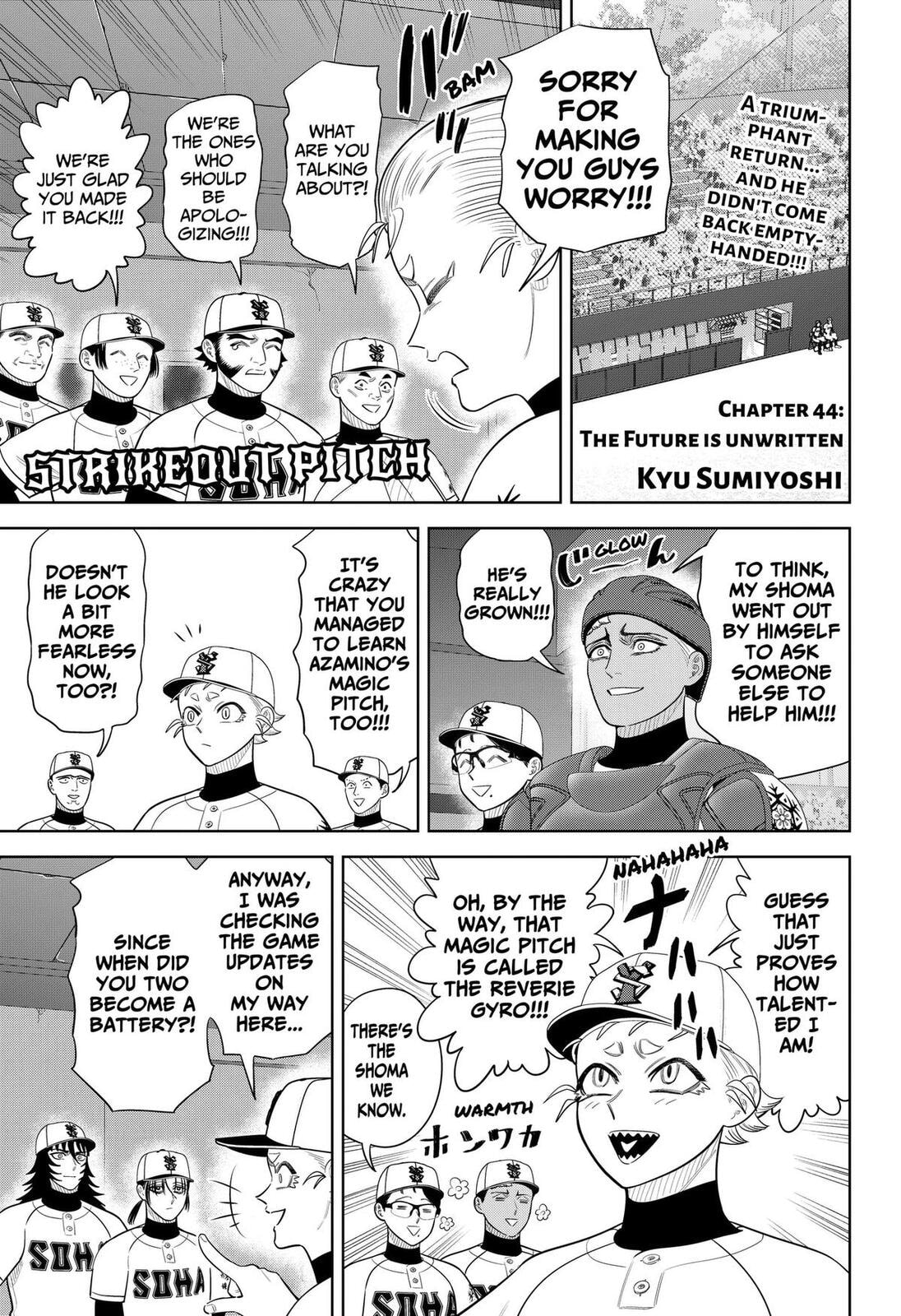 Strikeout Pitch Chapter 44 page 1 - 