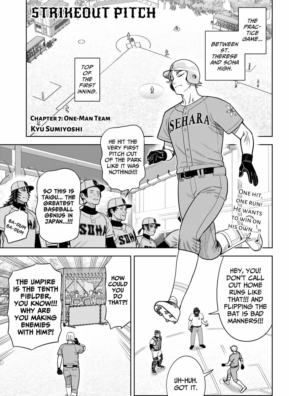 Strikeout Pitch Chapter 7 page 1 - 