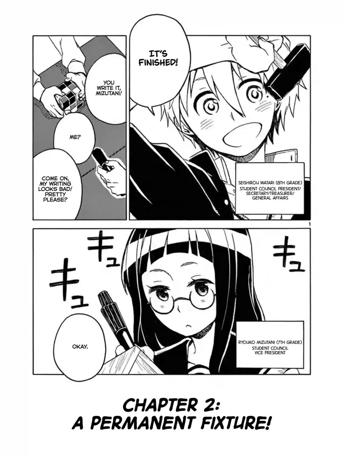 Student Council for Two Chapter 2 page 1 - 