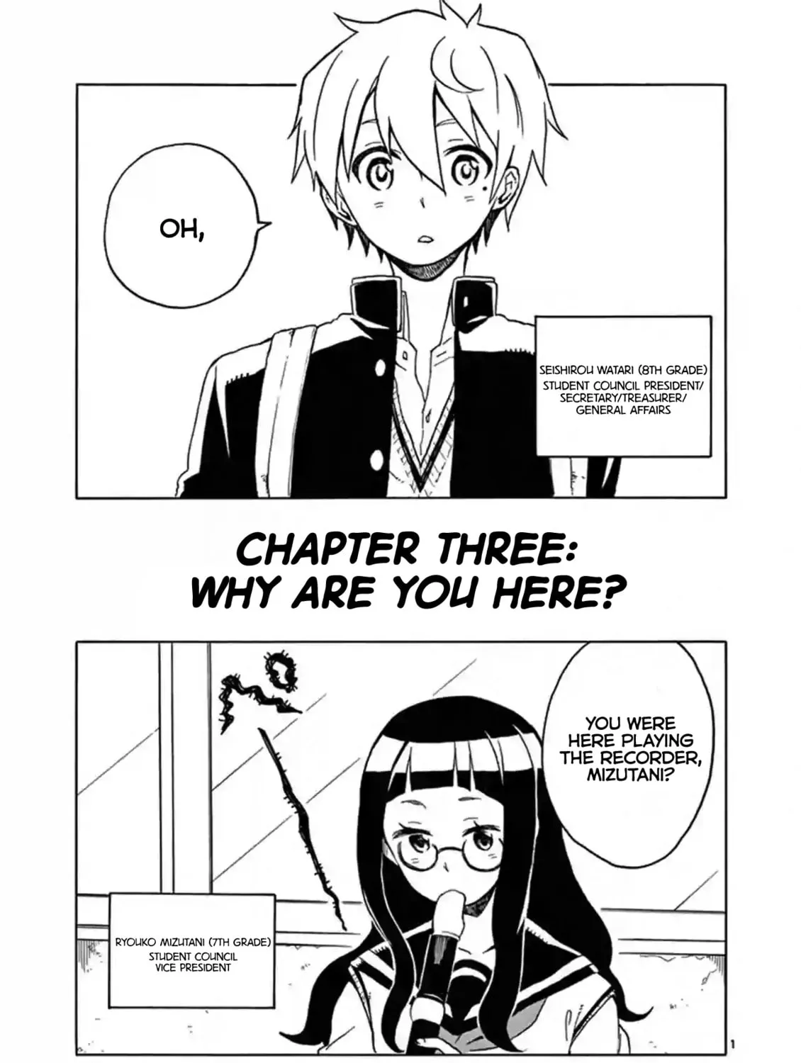 Student Council for Two Chapter 3 page 1 - 