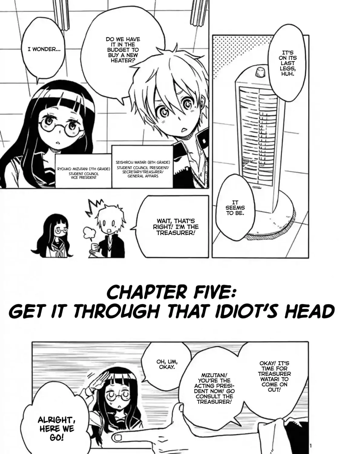 Student Council for Two Chapter 5 page 1 - 